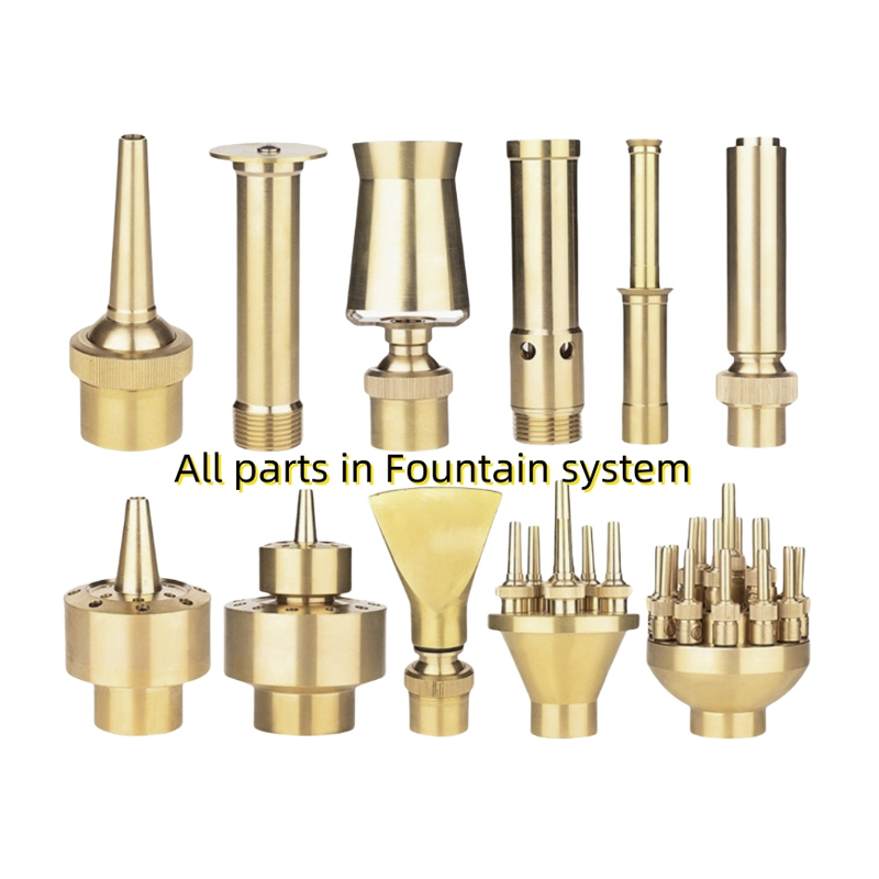 Фонтанная насадка — водные формации по индивидуальному заказу, 1/2–2 дюйма для водных витрин и фонтанов