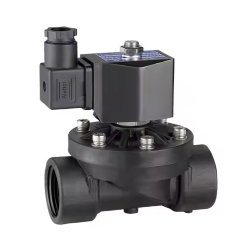 Нейлоновый пластиковый двухходовой электромагнитный клапан прямого действия