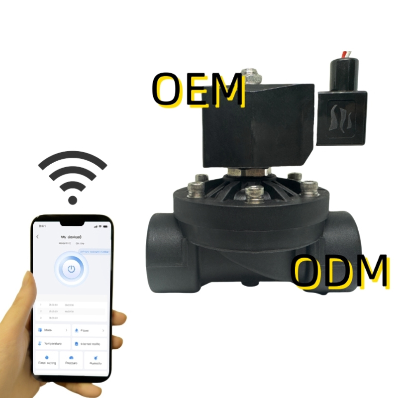 Пластиковый электромагнитный клапан контроля давления приложения